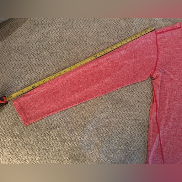Columbia Red Heathered Long Sleeve Shirt - Picture 4 of 6